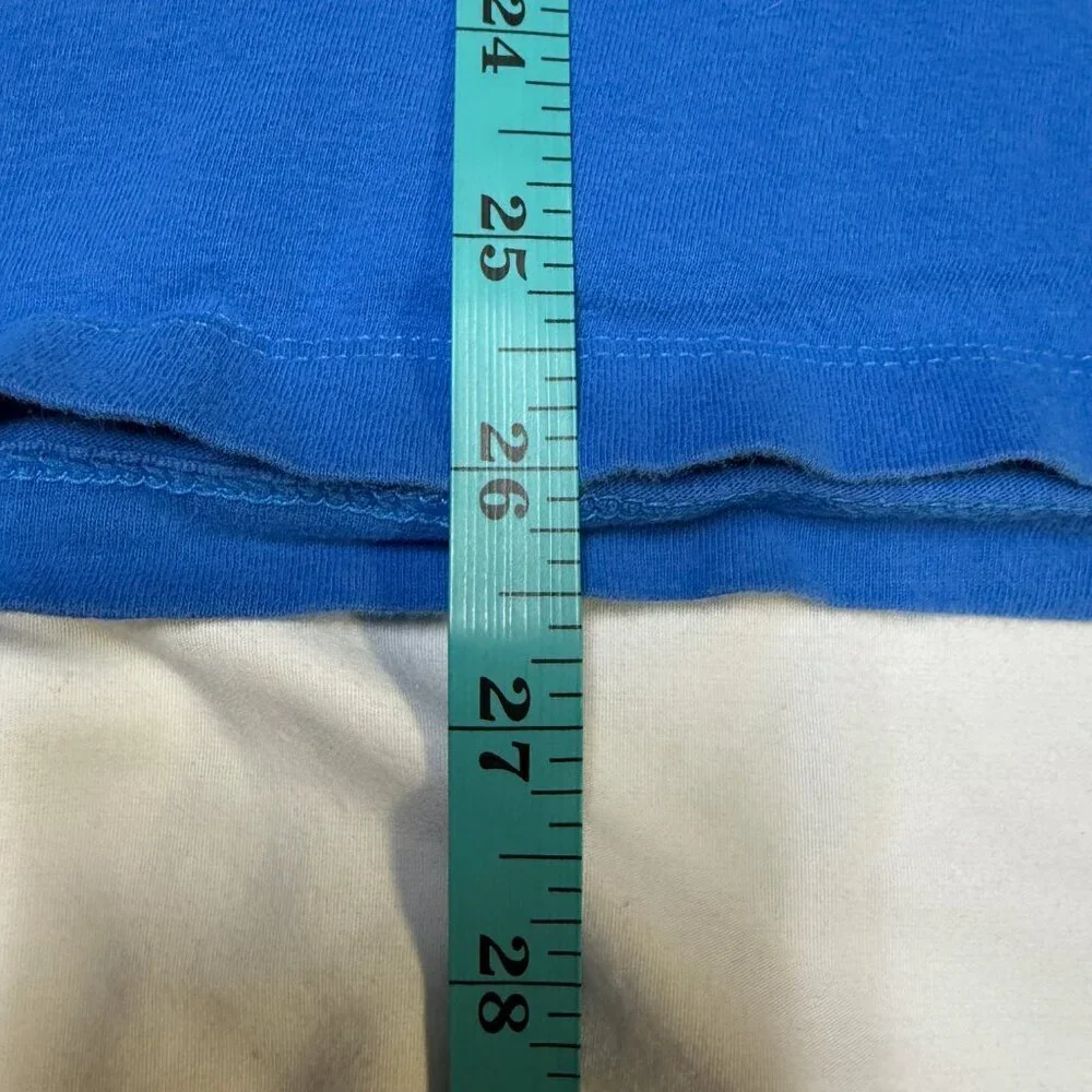 The North Face Long Sleeve Box Logo Tee‎ XL Blue GUC